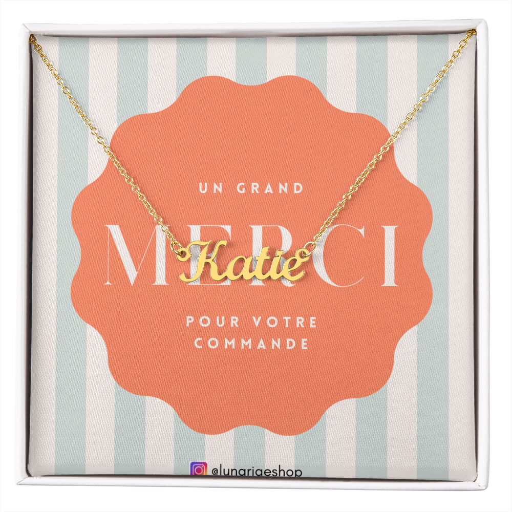 Collier Prénom Style Signature