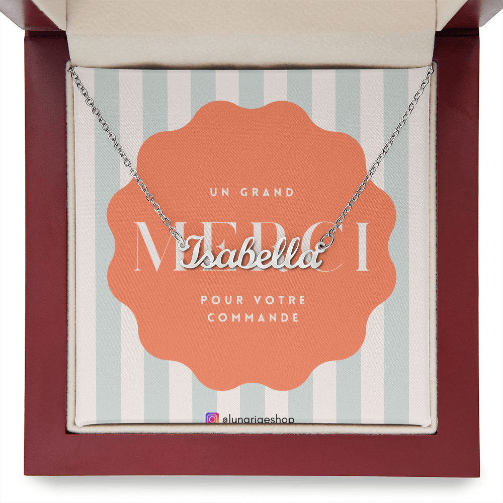 Collier Prénom Style Signature