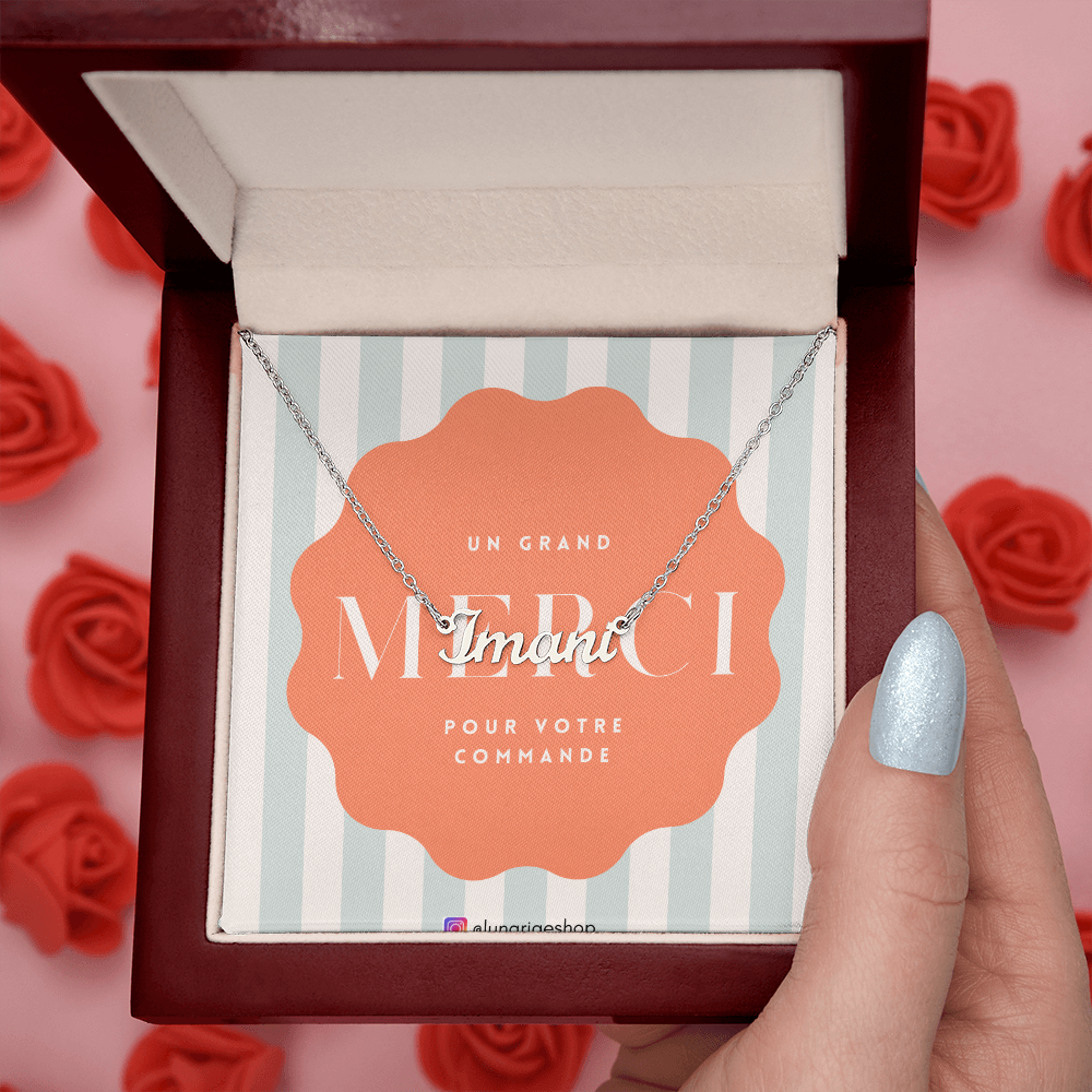 Collier Prénom Style Signature