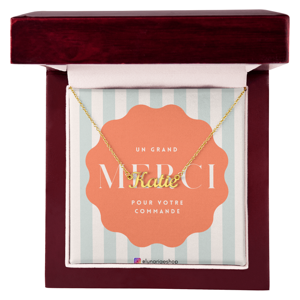 Collier Prénom Style Signature